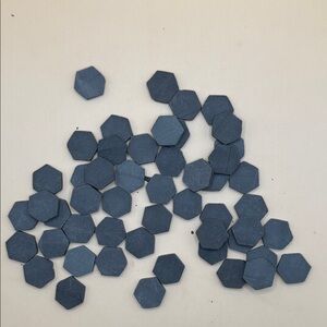 Hexagonal Black Tiles